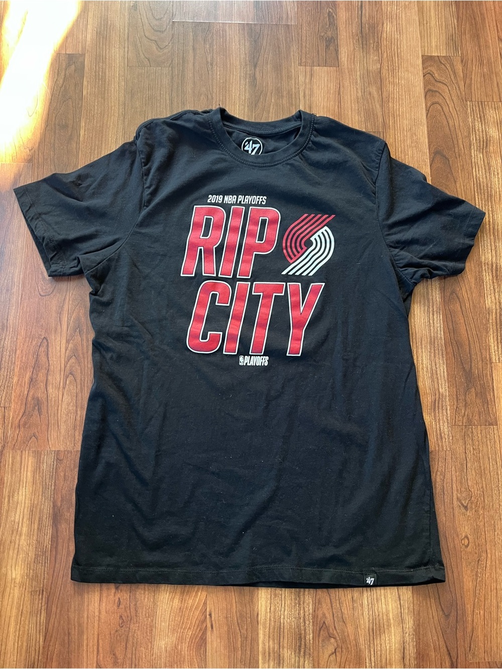 Portland Trail Blazers 2019 Playoffs Rip City ’47 Brand Tee Men’s M